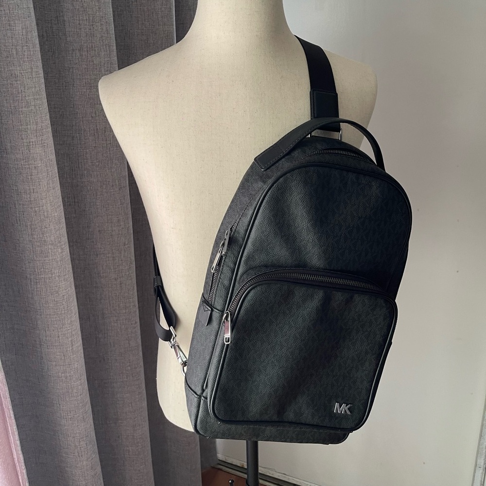 Men's Michael Kors Black Sling Bag
